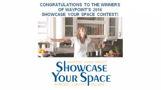 Congratulations to the winners of Waypoint’s 2016 SHOWCASE YOUR SPACE CONTEST!